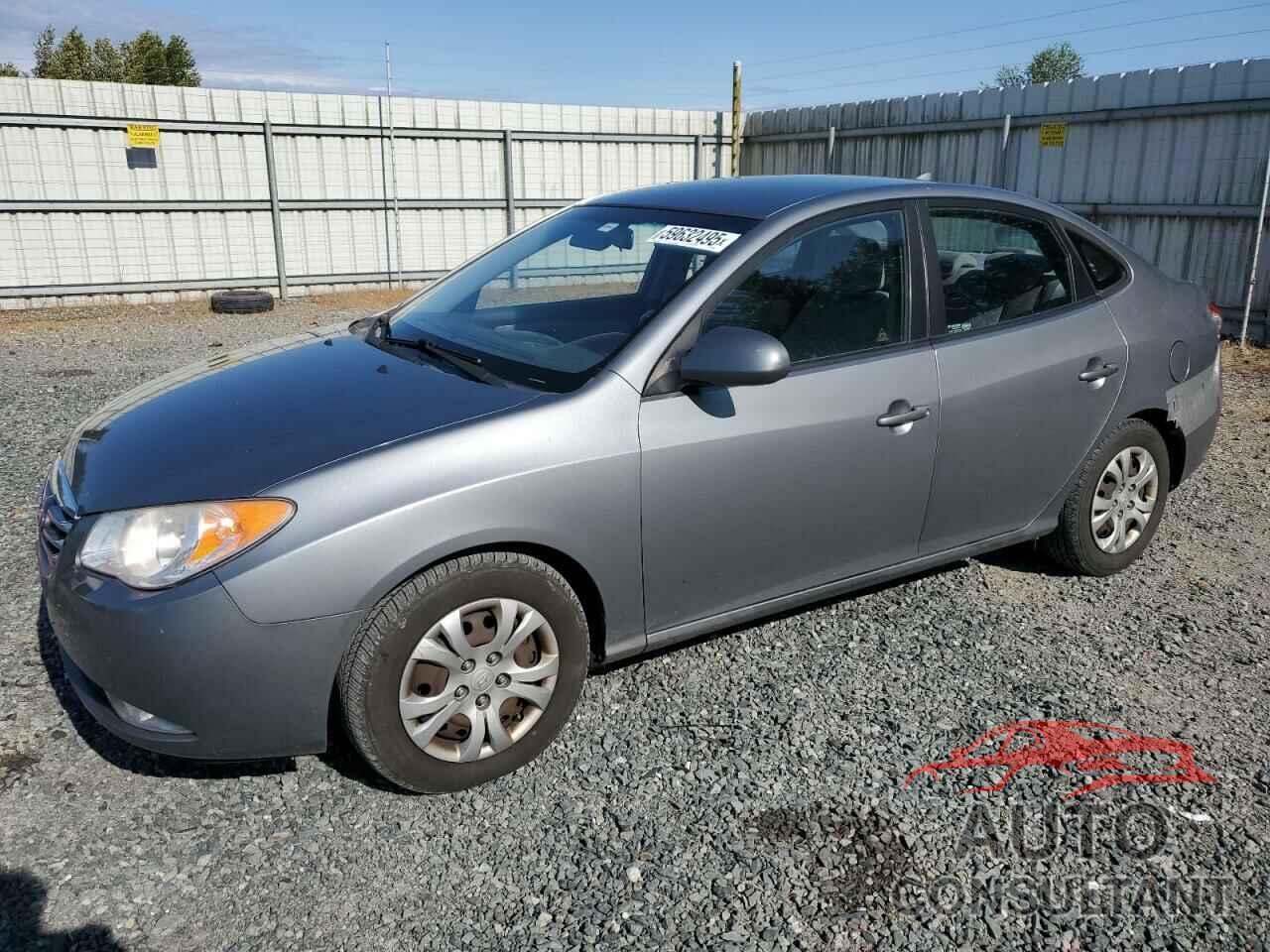 HYUNDAI ELANTRA 2010 - KMHDU4AD7AU135061