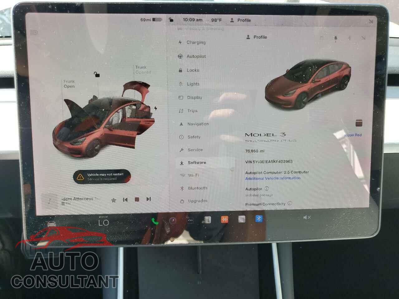 TESLA MODEL 3 2019 - 5YJ3E1EA5KF402963