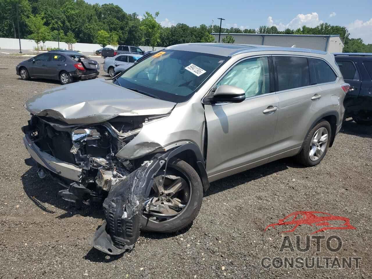 TOYOTA HIGHLANDER 2016 - 5TDDKRFH1GS241814