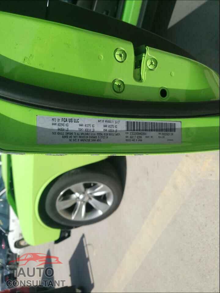 DODGE CHALLENGER 2017 - 2C3CDZAG9HH639541