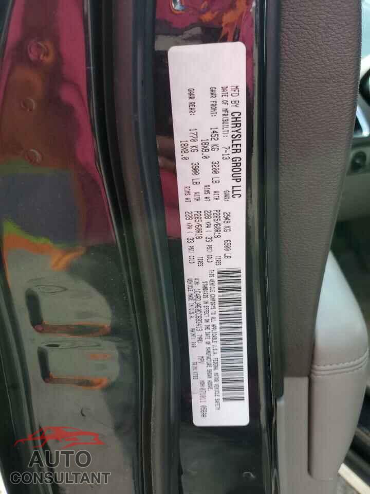 DODGE DURANGO 2013 - 1C4RDJAG0DC693413