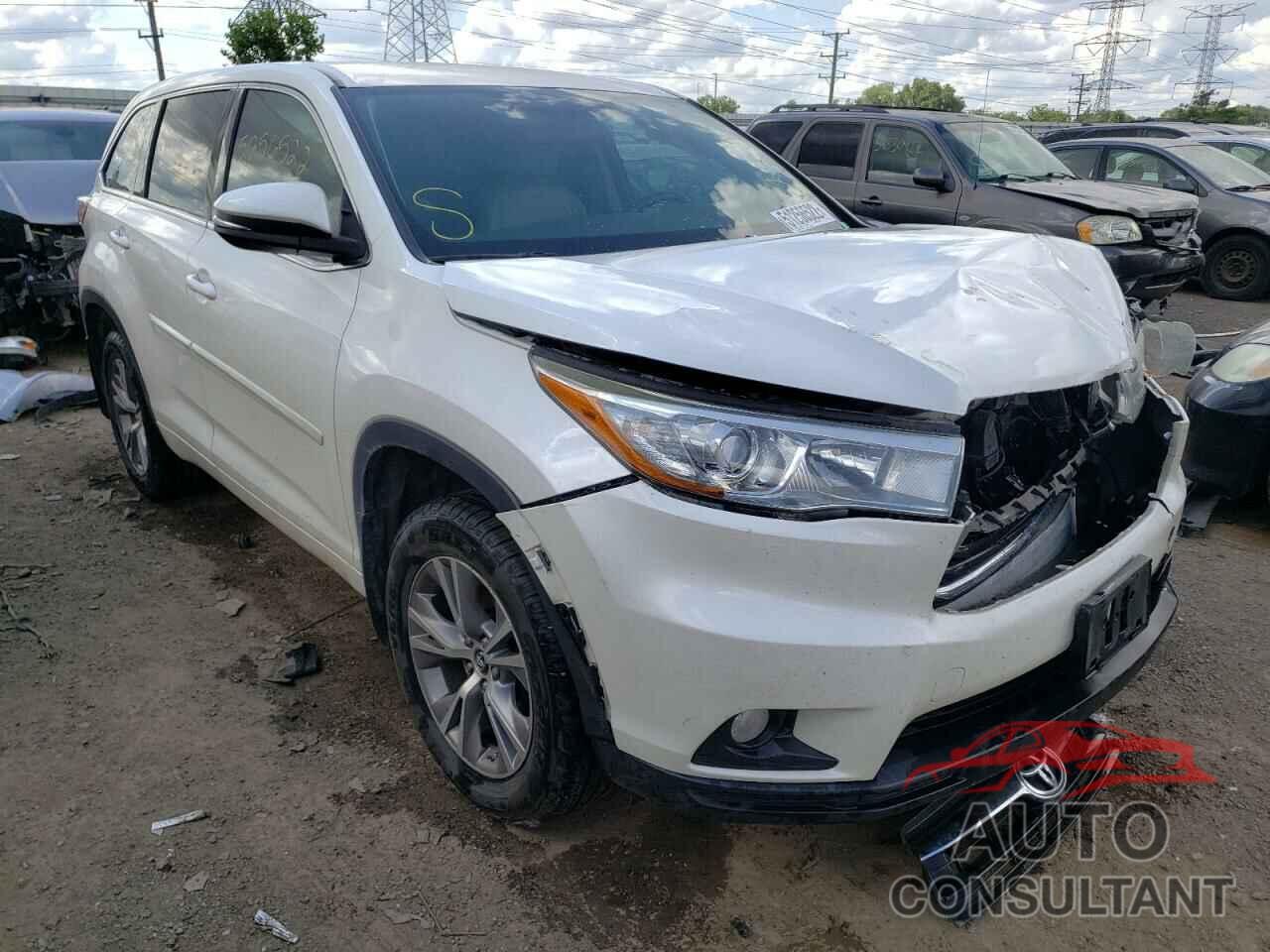 TOYOTA HIGHLANDER 2016 - 5TDBKRFH9GS277113