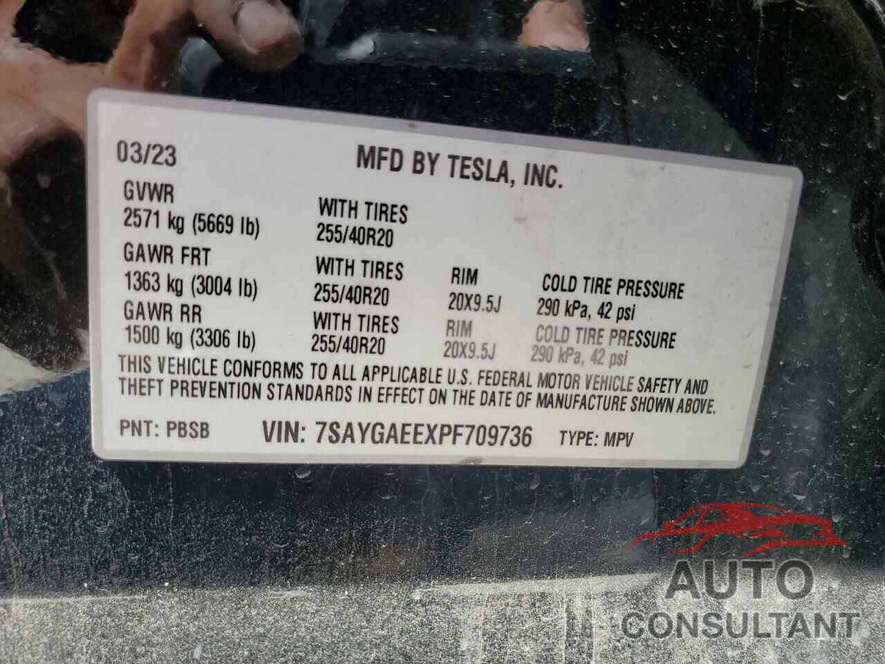TESLA MODEL Y 2023 - 7SAYGAEEXPF709736