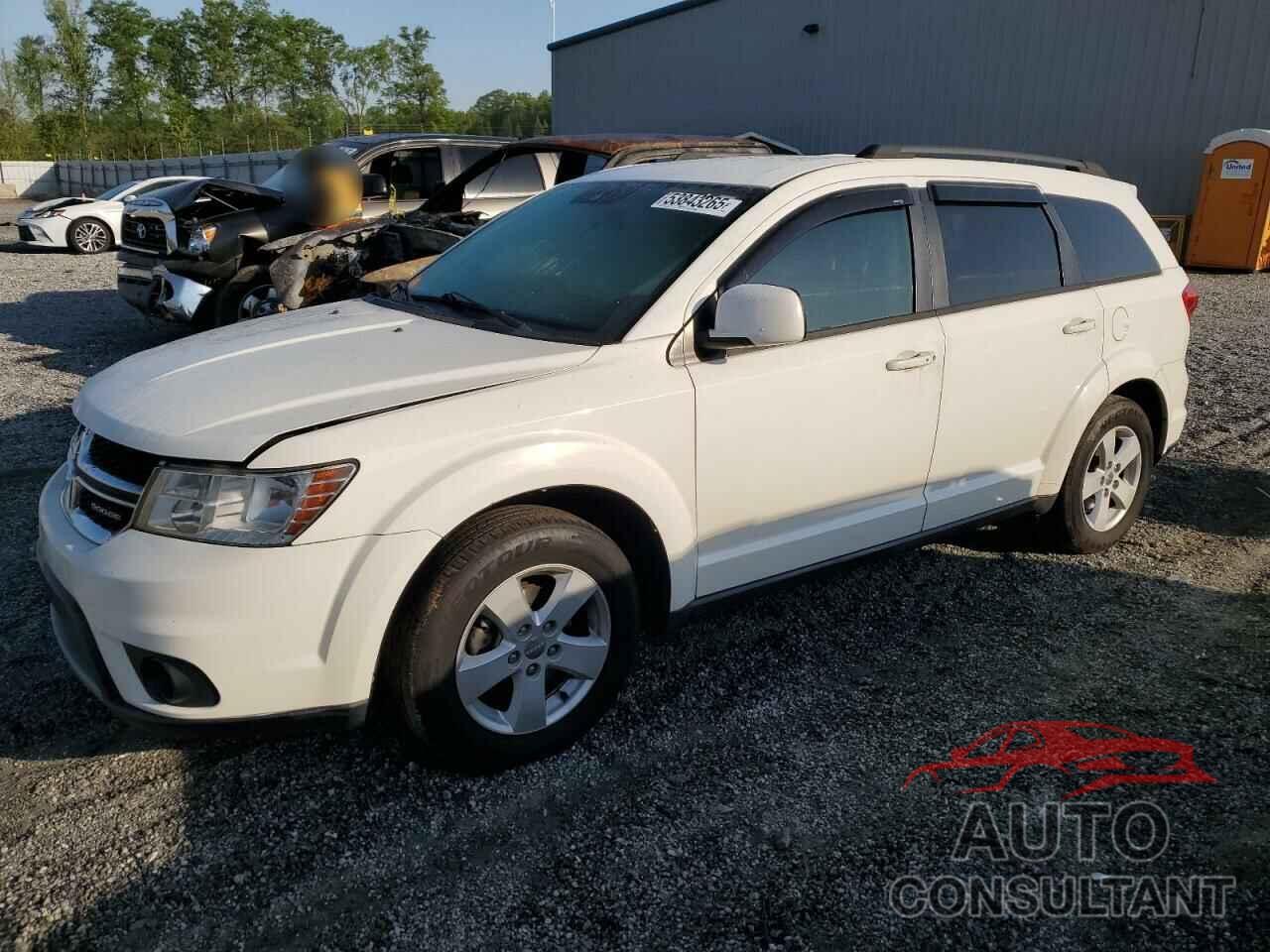 DODGE JOURNEY 2012 - 3C4PDCBGXCT153166