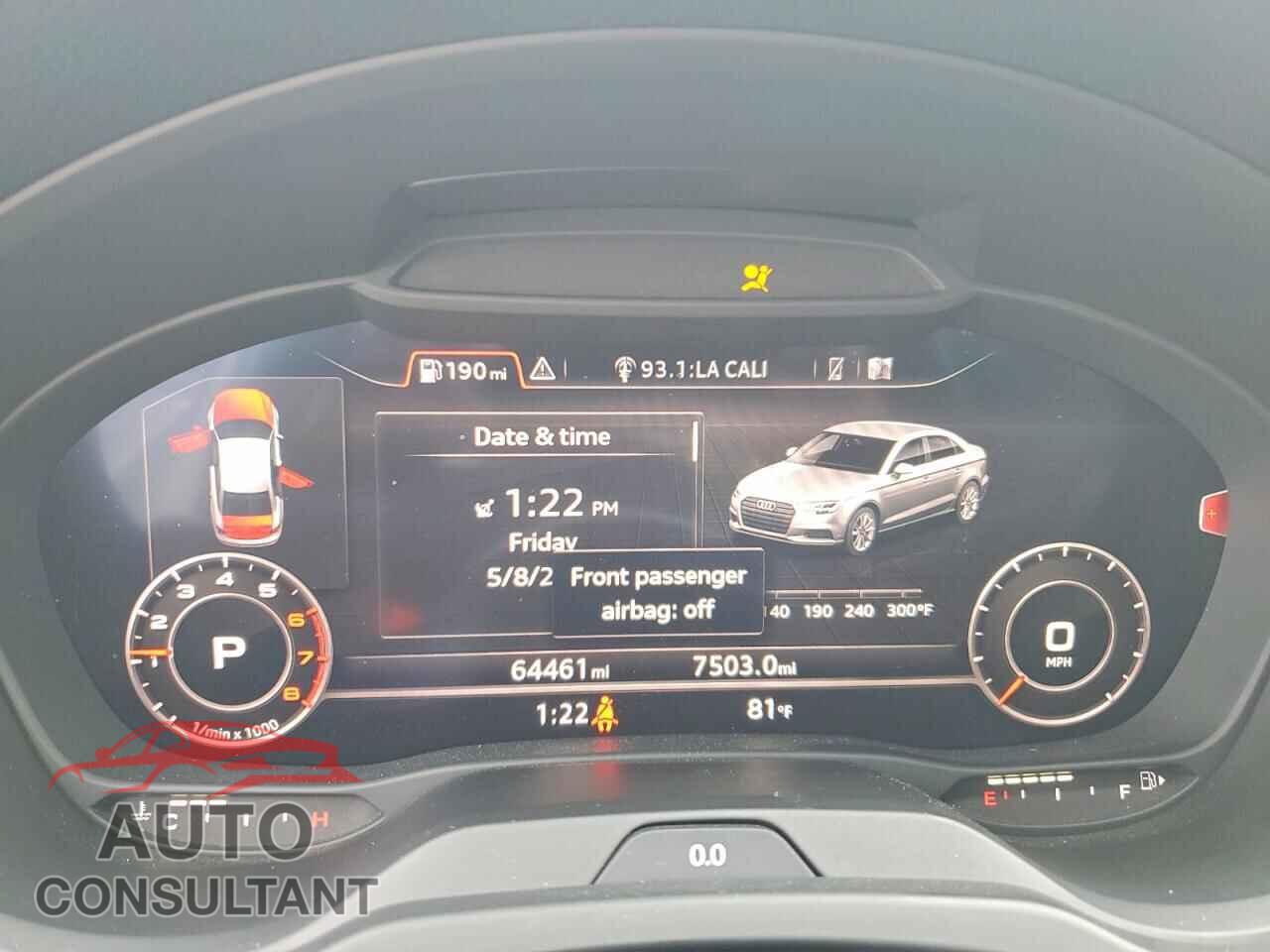 AUDI A3 2017 - WAUGUGFF9H1042791