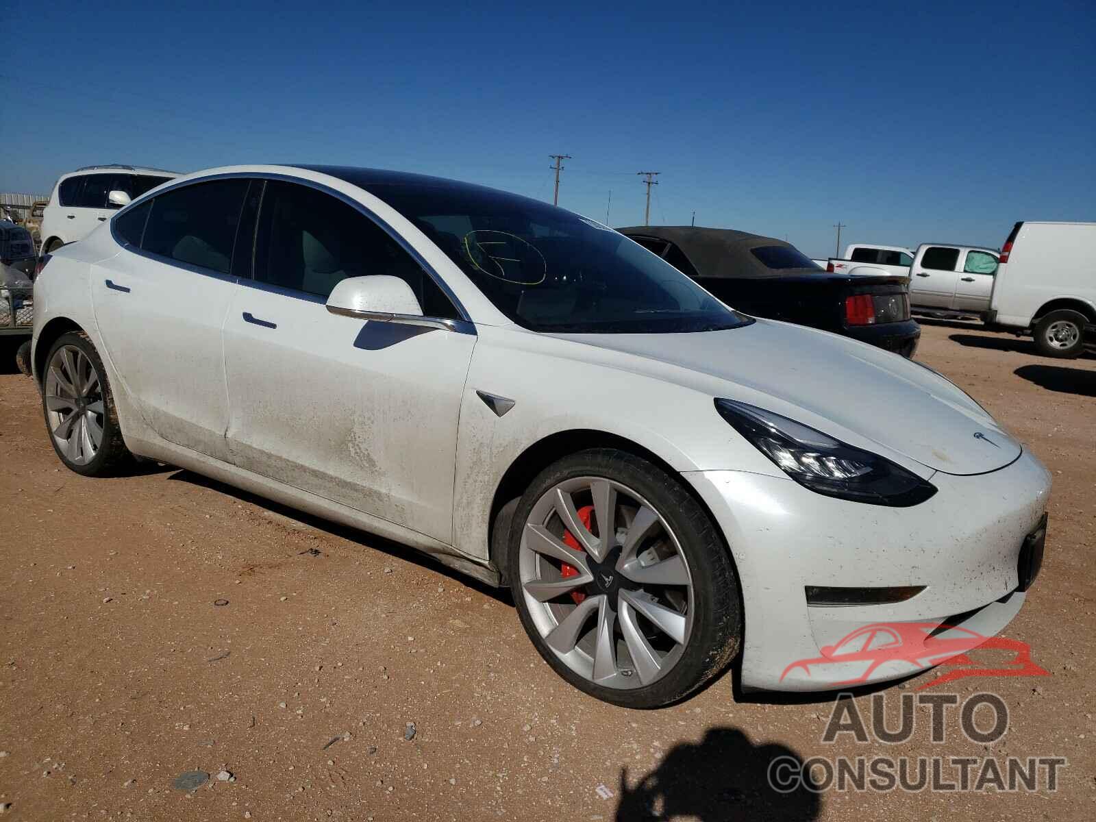 TESLA MODEL 3 2019 - 5YJ3E1EB4KF422145