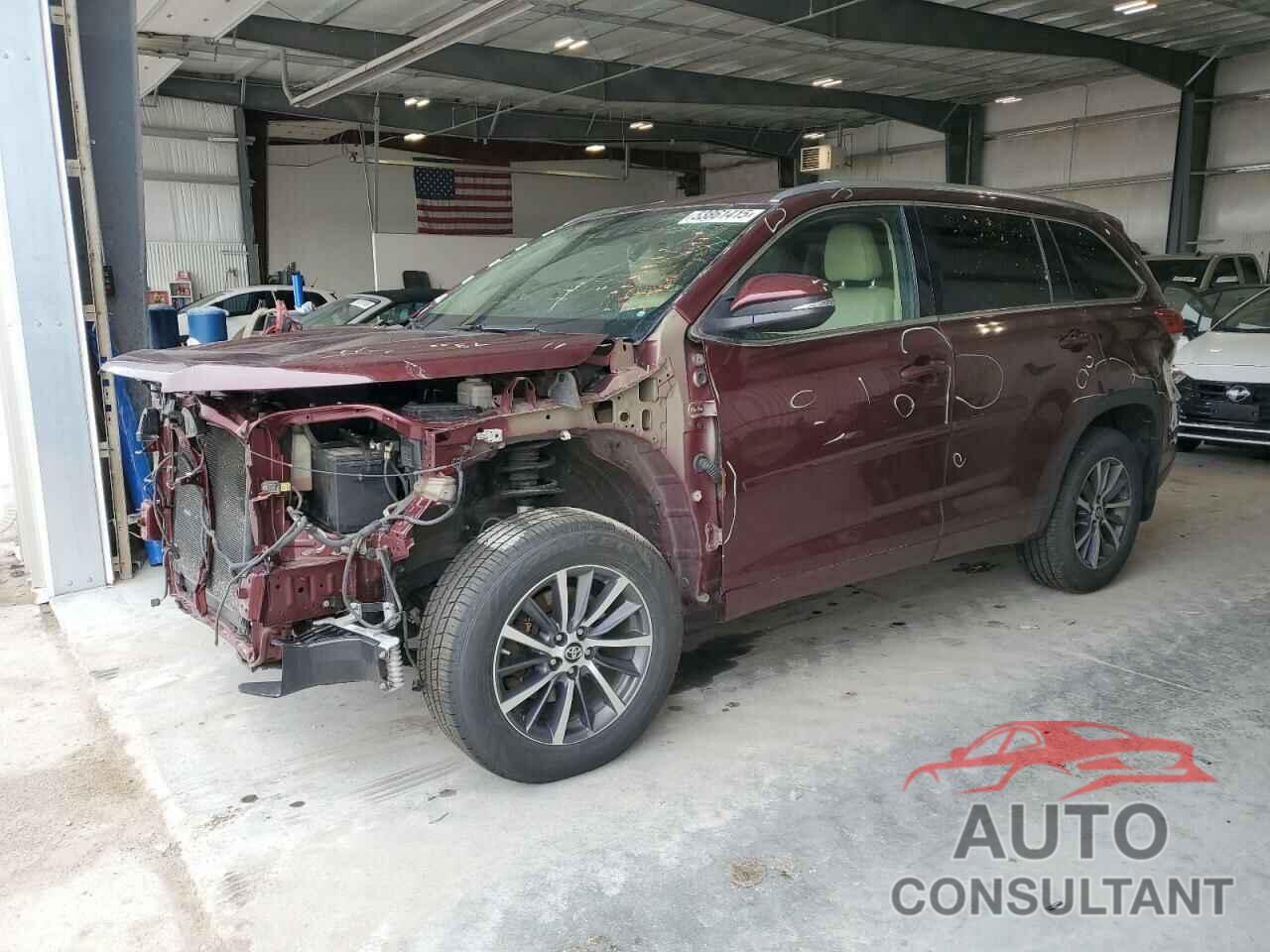 TOYOTA HIGHLANDER 2017 - 5TDJZRFH8HS371458