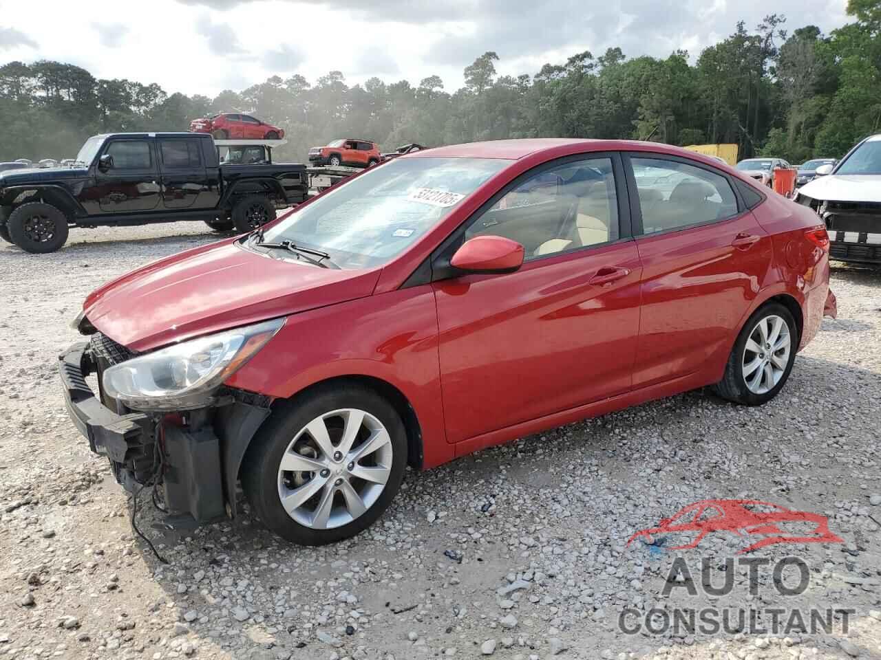 HYUNDAI ACCENT 2012 - KMHCU4AE7CU097080