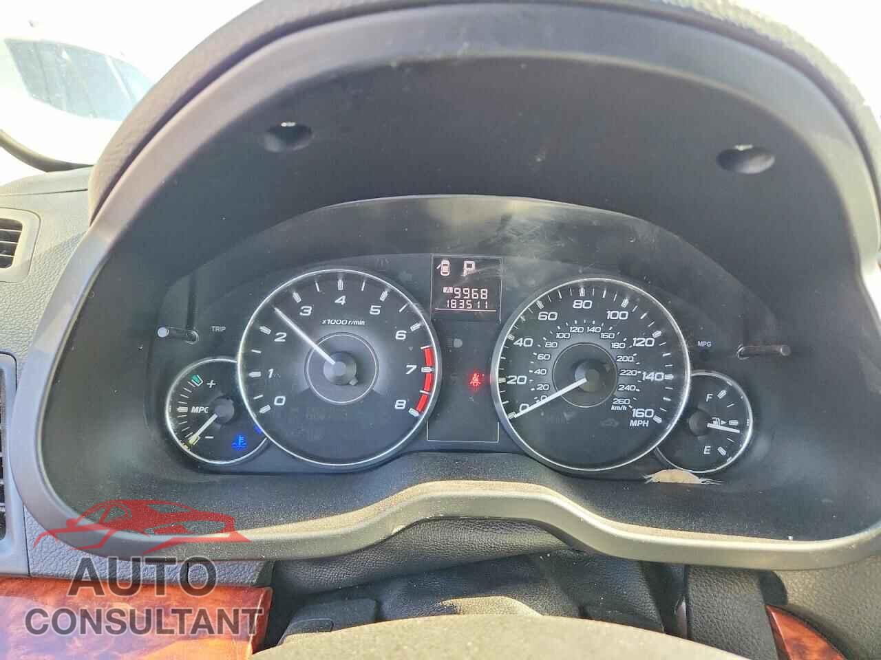 SUBARU OUTBACK 2012 - 4S4BRDLC3C2242460