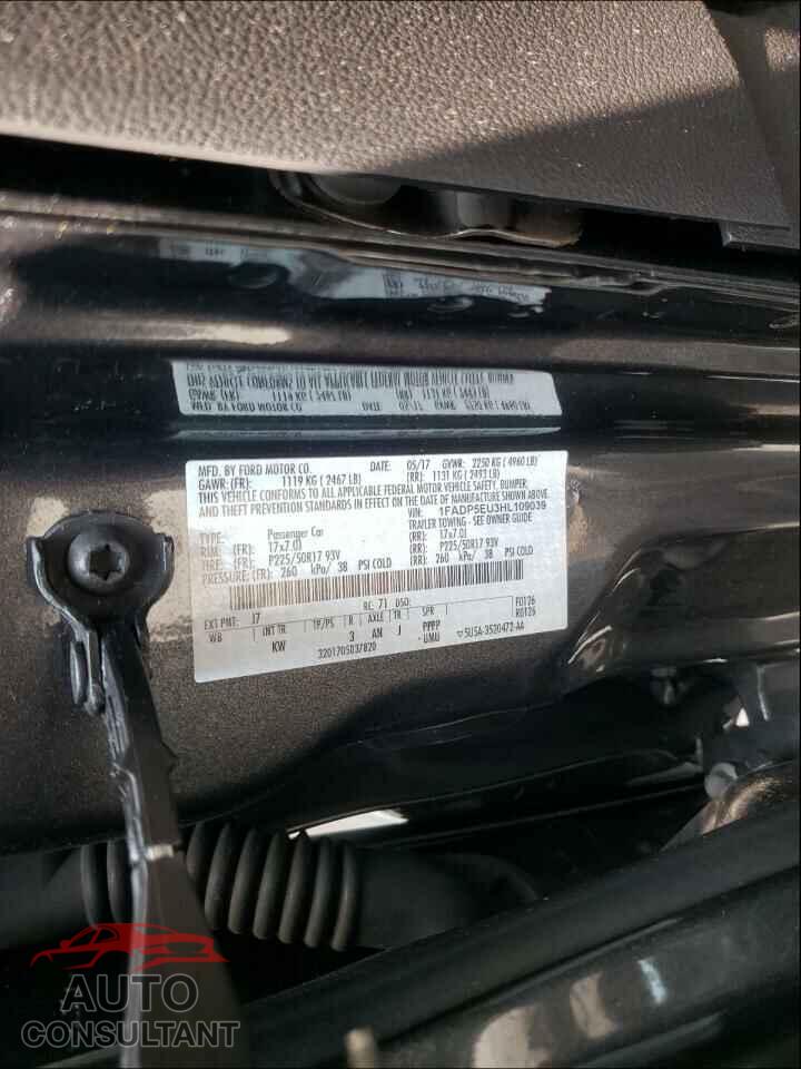 FORD CMAX 2017 - 1FADP5EU3HL109039