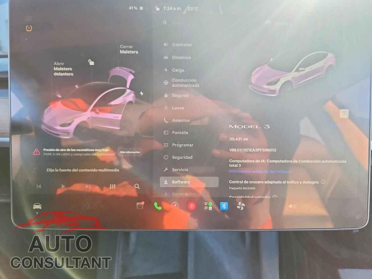 TESLA MODEL 3 2023 - 5YJ3E1EA3PF596013