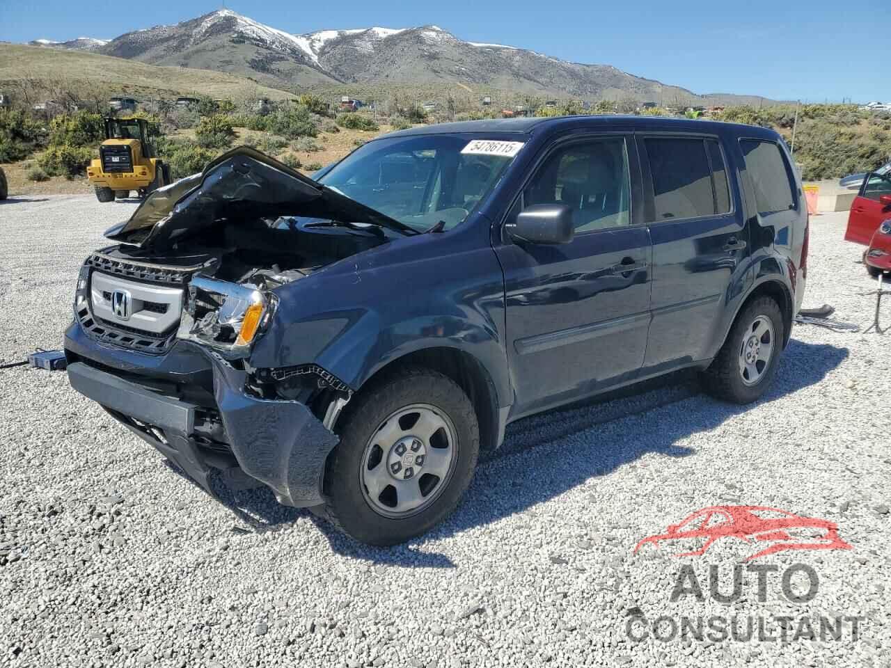 HONDA PILOT 2010 - 5FNYF4H21AB011834