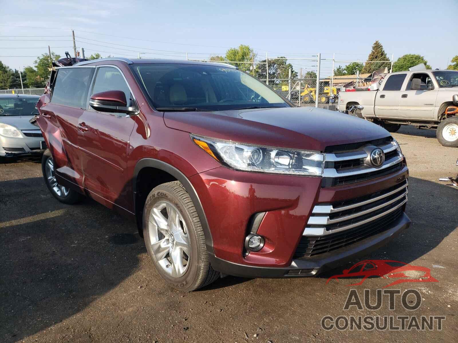 TOYOTA HIGHLANDER 2019 - 5TDDZRFH9KS986413
