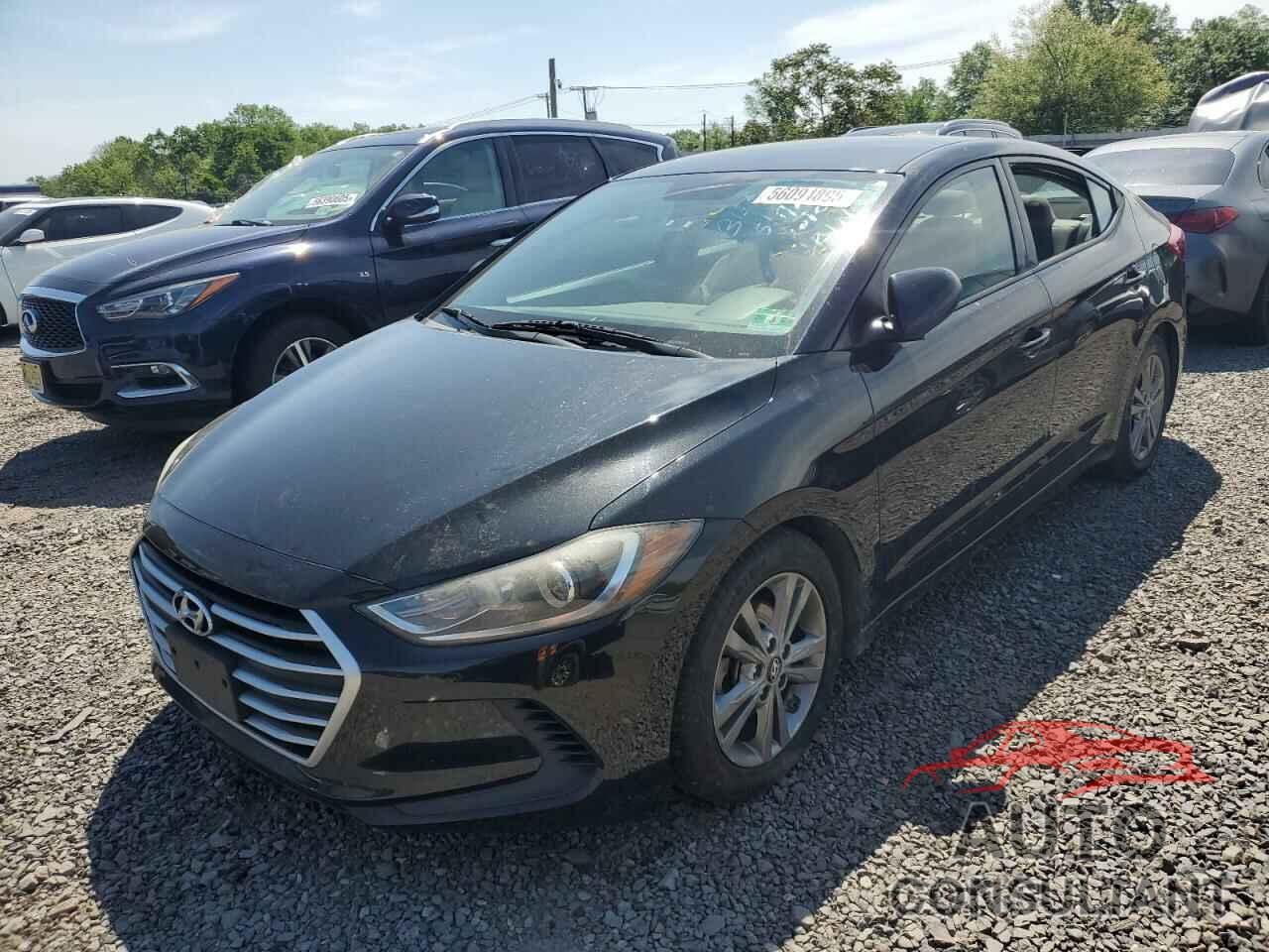 HYUNDAI ELANTRA 2018 - 5NPD84LF5JH260870