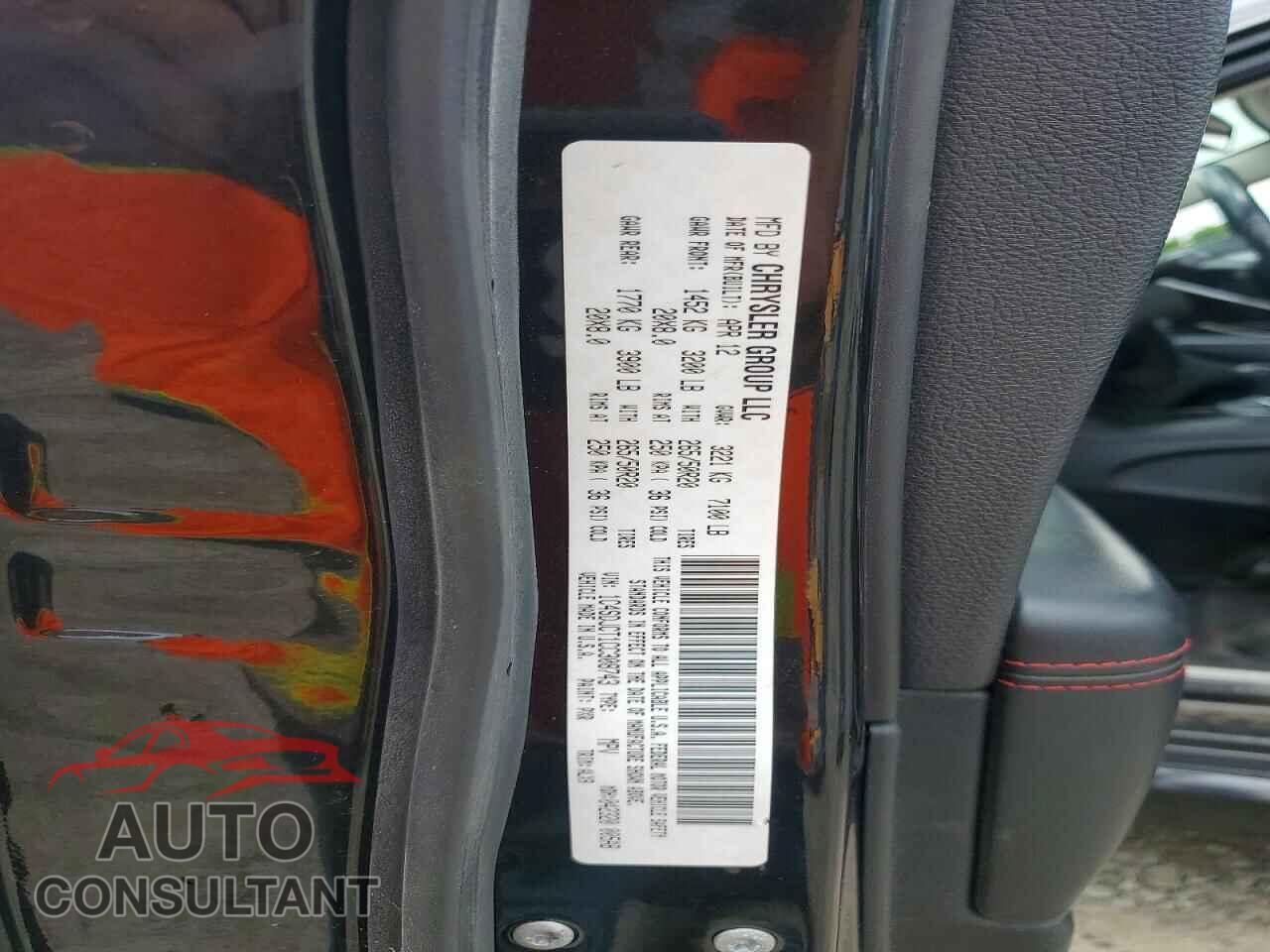 DODGE DURANGO 2012 - 1C4SDJCT1CC308743