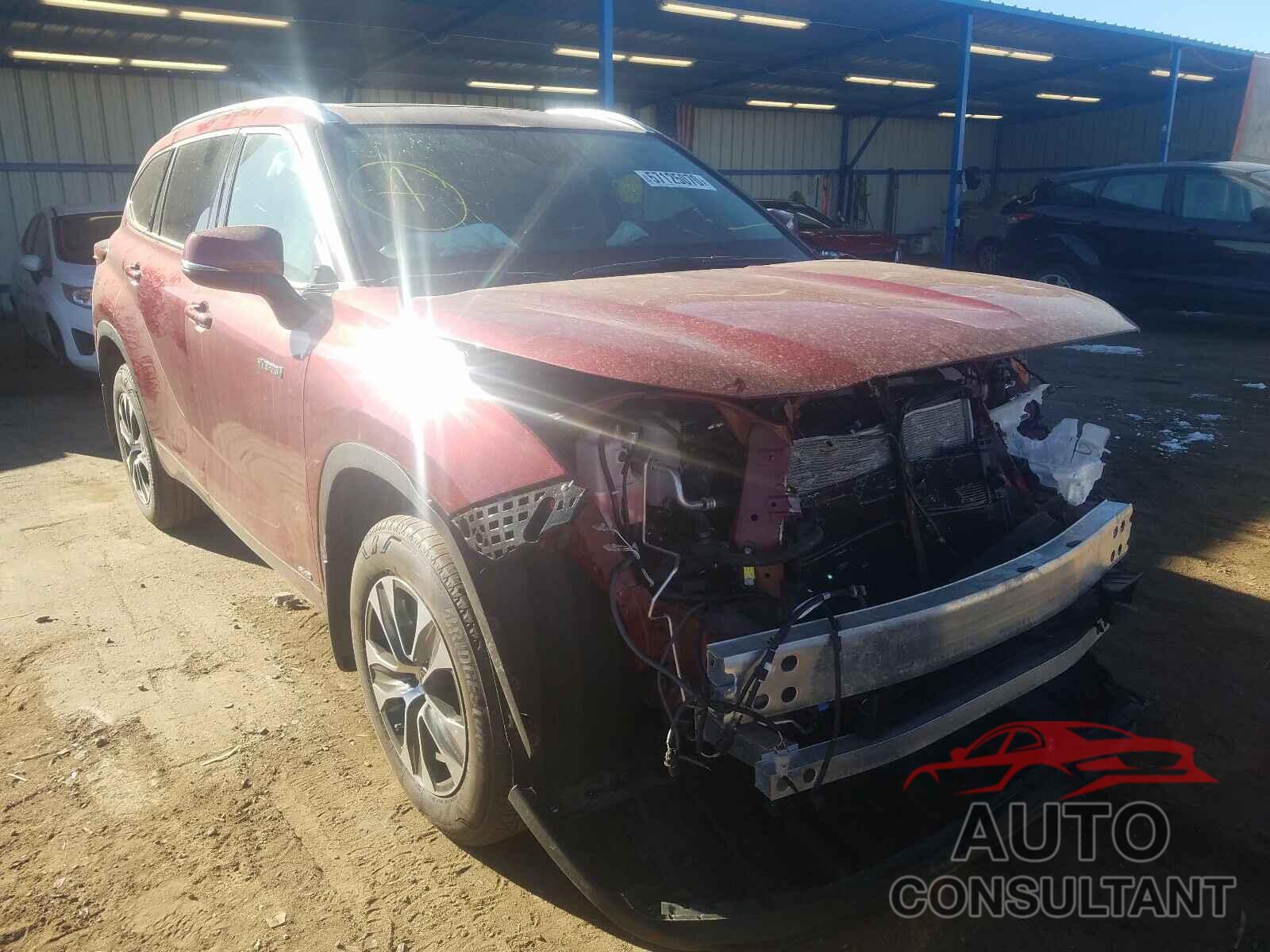 TOYOTA HIGHLANDER 2021 - 5TDGBRCH0MS515534