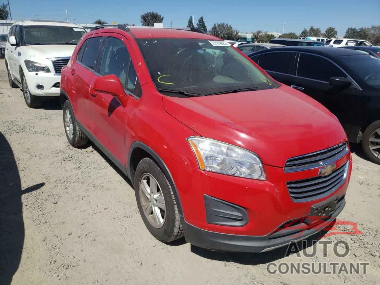 CHEVROLET TRAX 2016 - KL7CJLSB2GB540312