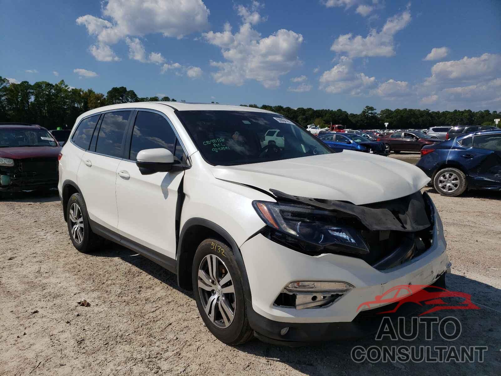 HONDA PILOT 2017 - 5FNYF6H74HB004510