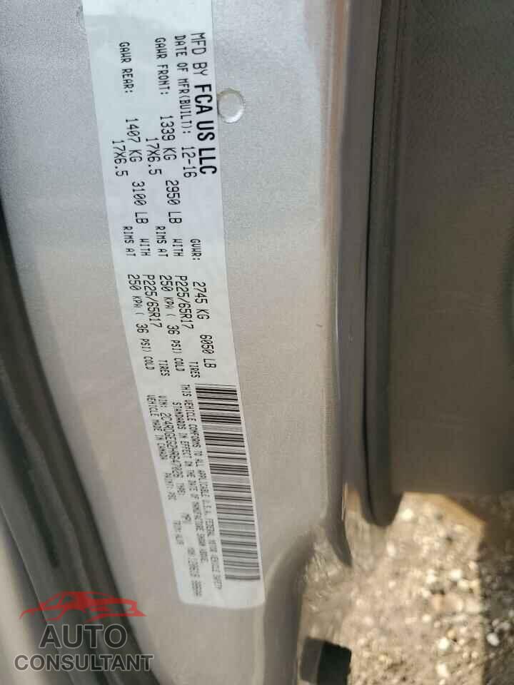 DODGE CARAVAN 2017 - 2C4RDGEG2HR647026
