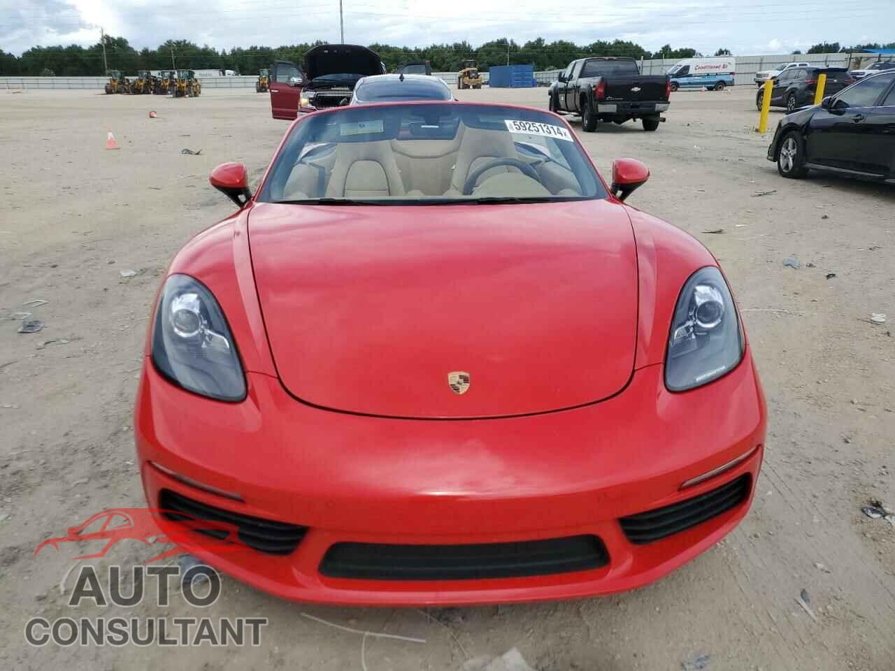 PORSCHE BOXSTER 2017 - WP0CA2A87HS220701