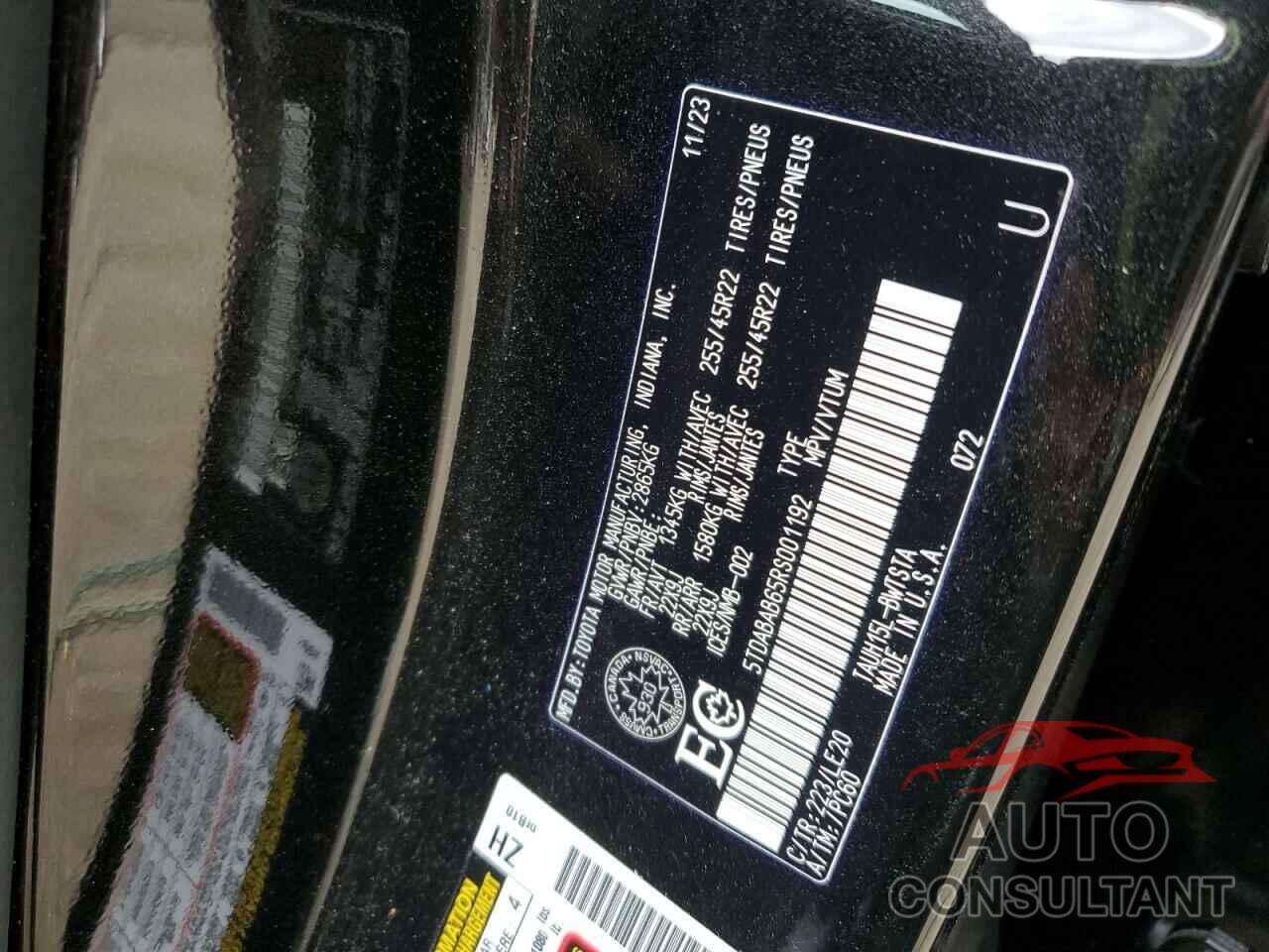 LEXUS TX 500H F 2024 - 5TDABAB65RS001192
