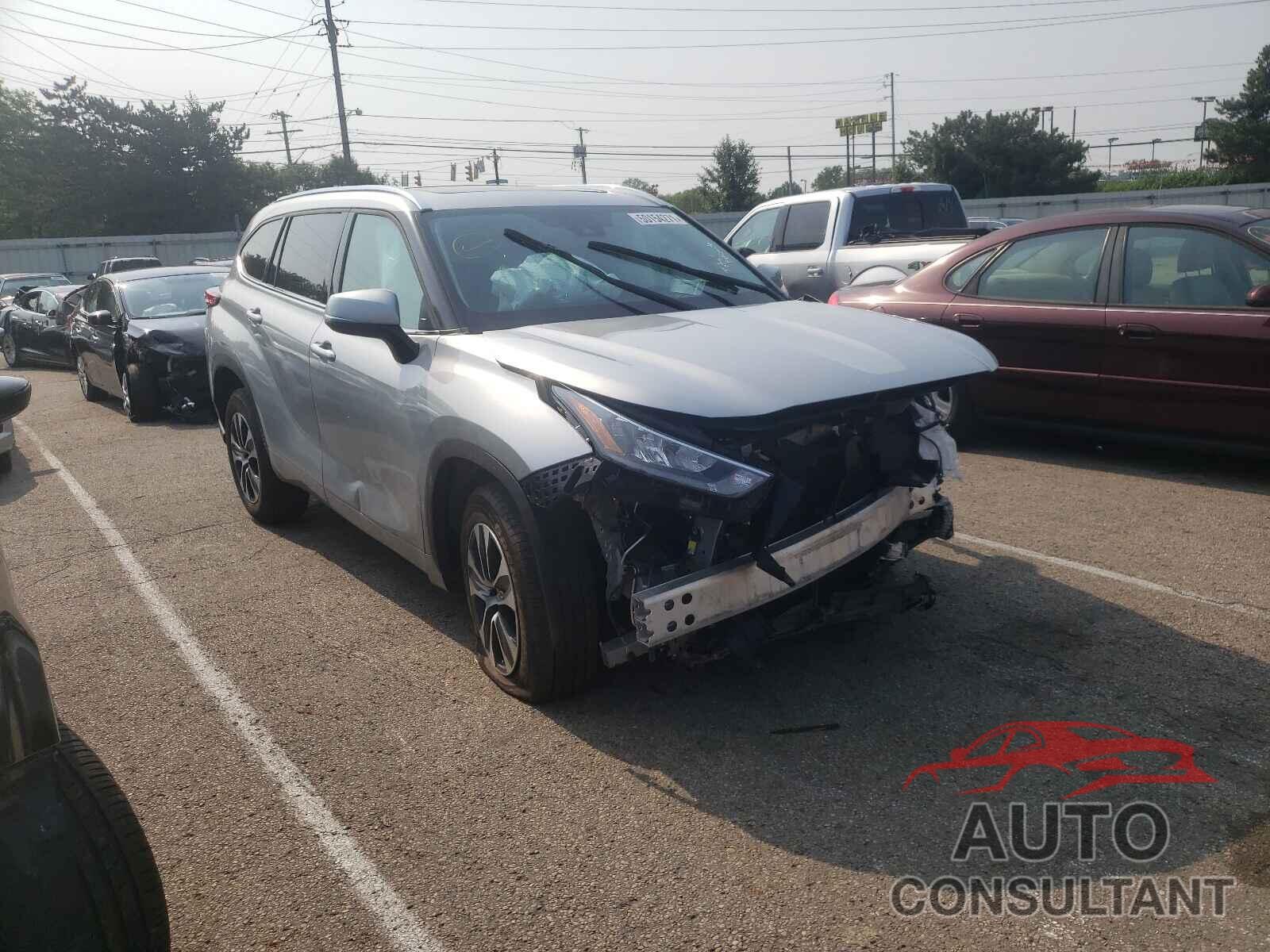 TOYOTA HIGHLANDER 2020 - 5TDGZRAH9LS502259