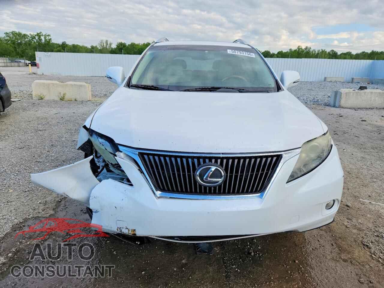 LEXUS RX350 2012 - 2T2BK1BA3CC141052