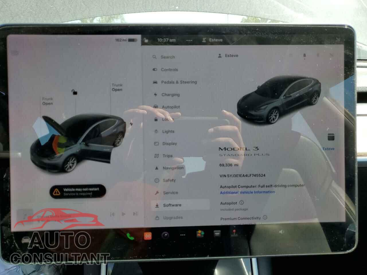 TESLA MODEL 3 2020 - 5YJ3E1EA4LF745524