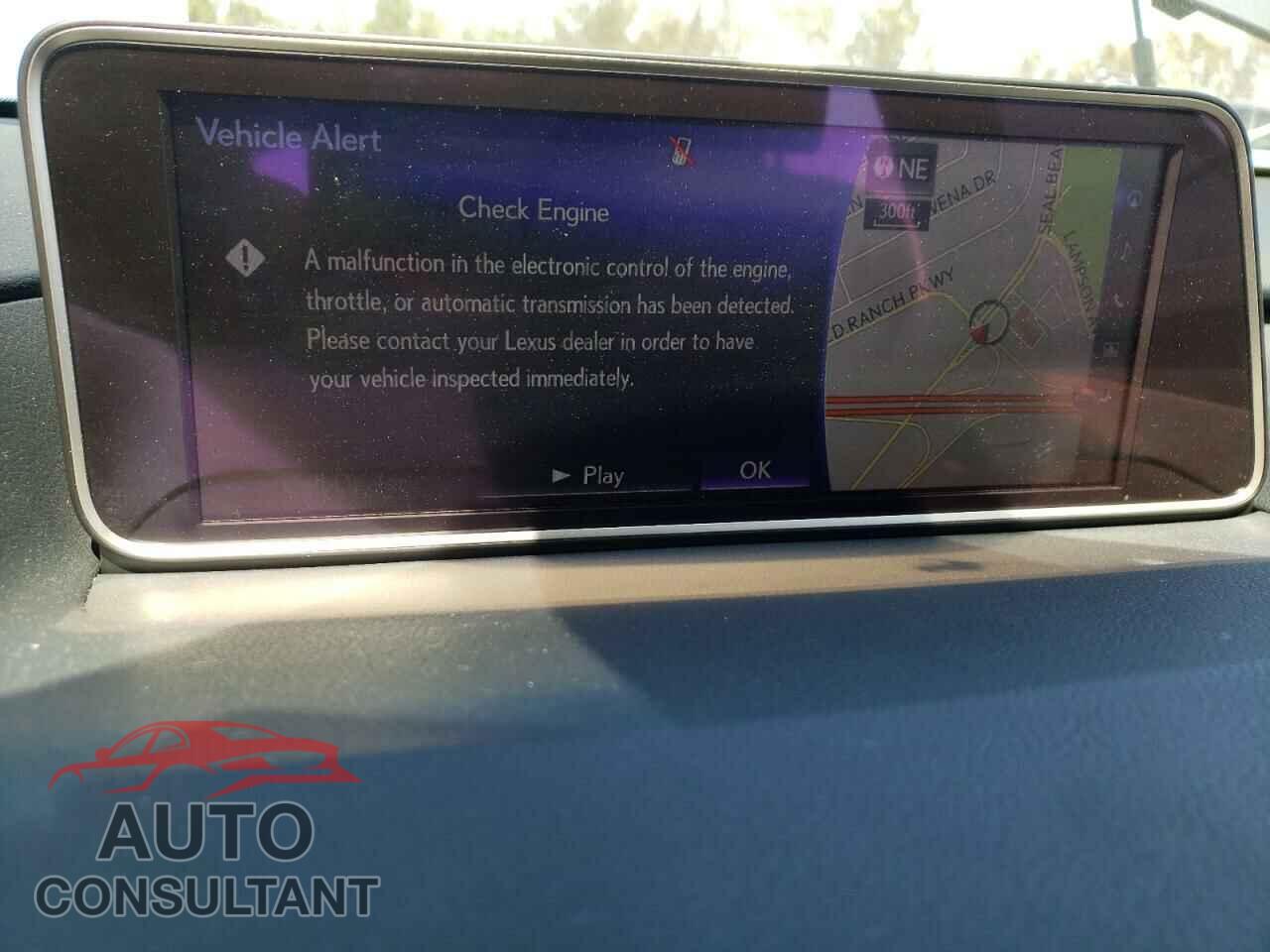 LEXUS RX450 2019 - 2T2BGMCA7KC039835
