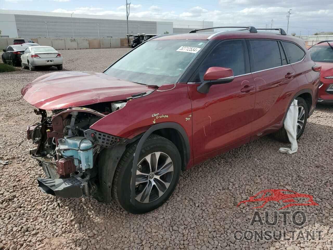 TOYOTA HIGHLANDER 2022 - 5TDHARAH1NS514565