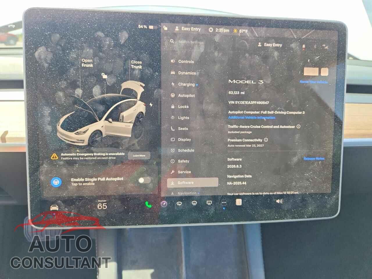 TESLA MODEL 3 2023 - 5YJ3E1EA3PF490547