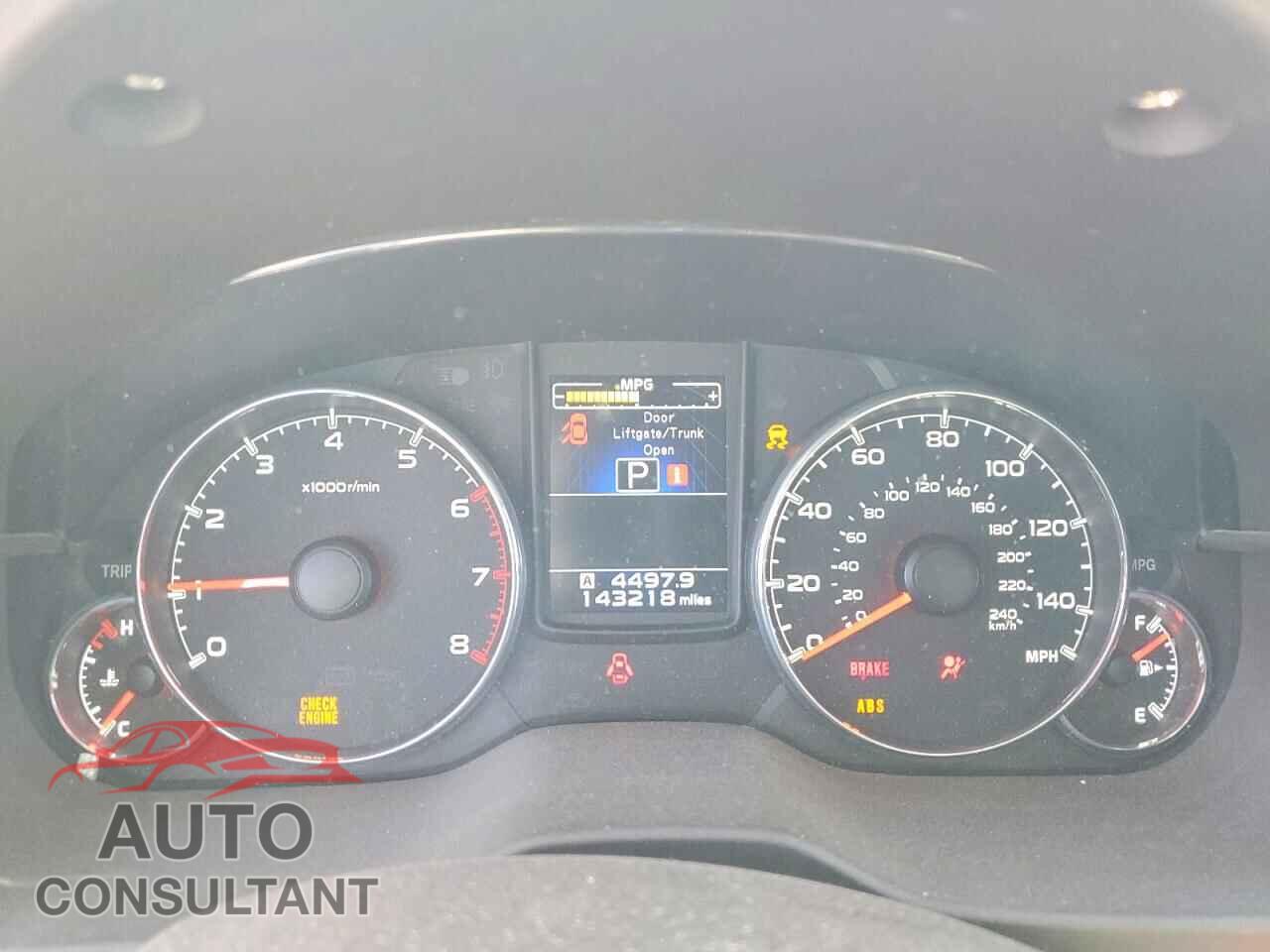 SUBARU OUTBACK 2014 - 4S4BRCLC3E3259301