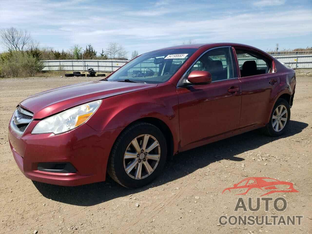 SUBARU LEGACY 2012 - 4S3BMCG62C3003056