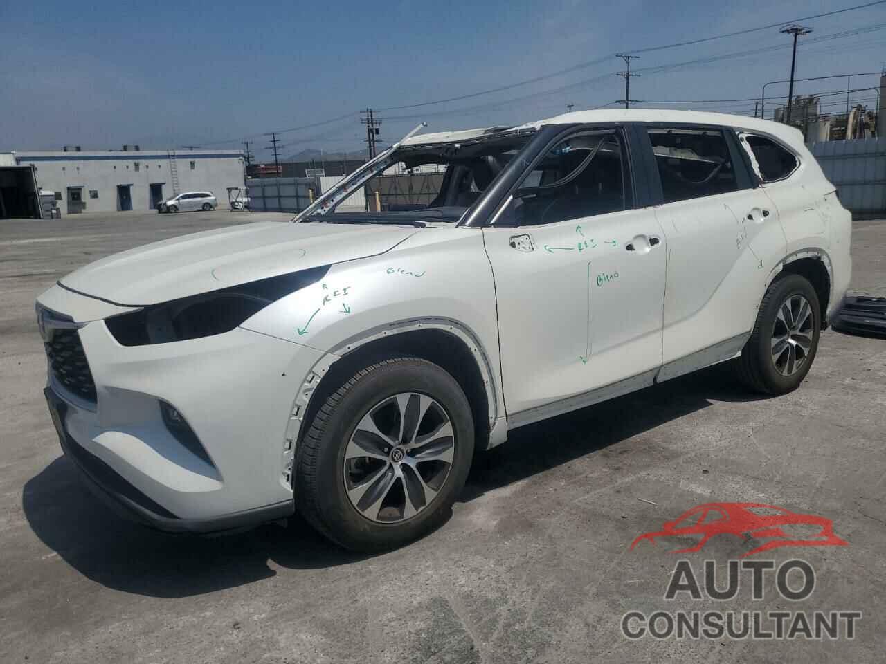 TOYOTA HIGHLANDER 2021 - 5TDHZRAH4MS078480
