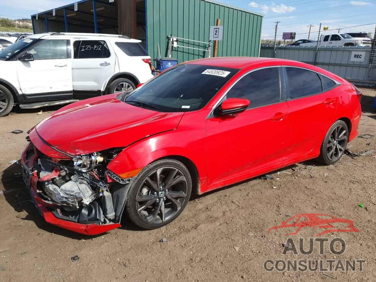 HONDA CIVIC 2020 - 2HGFC2F87LH562120