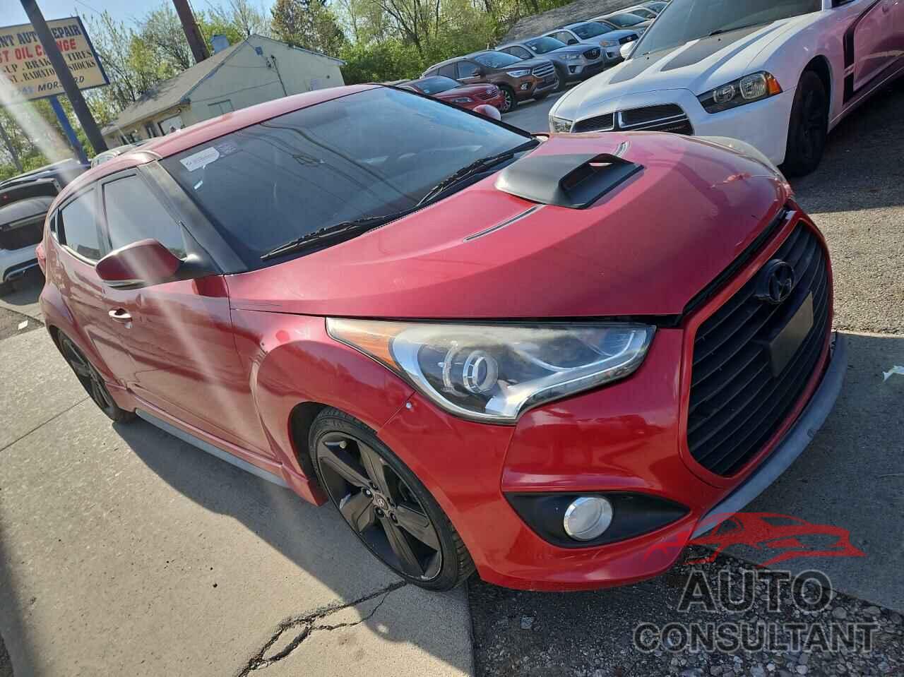 HYUNDAI VELOSTER 2013 - KMHTC6AE4DU142055
