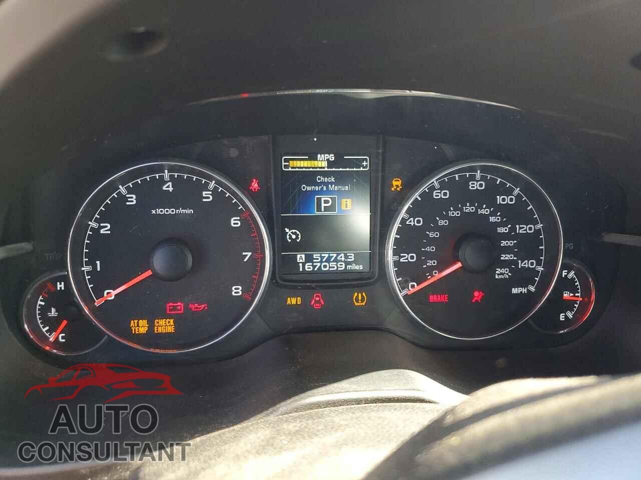 SUBARU OUTBACK 2013 - 4S4BRBKC8D3233223
