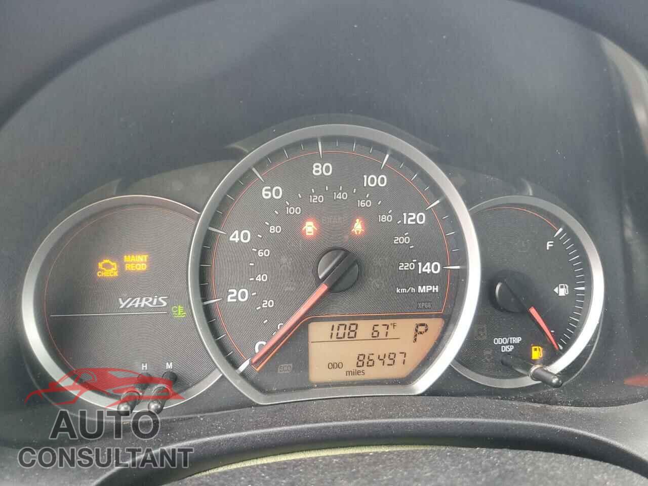 TOYOTA YARIS 2012 - JTDJTUD36CD511331