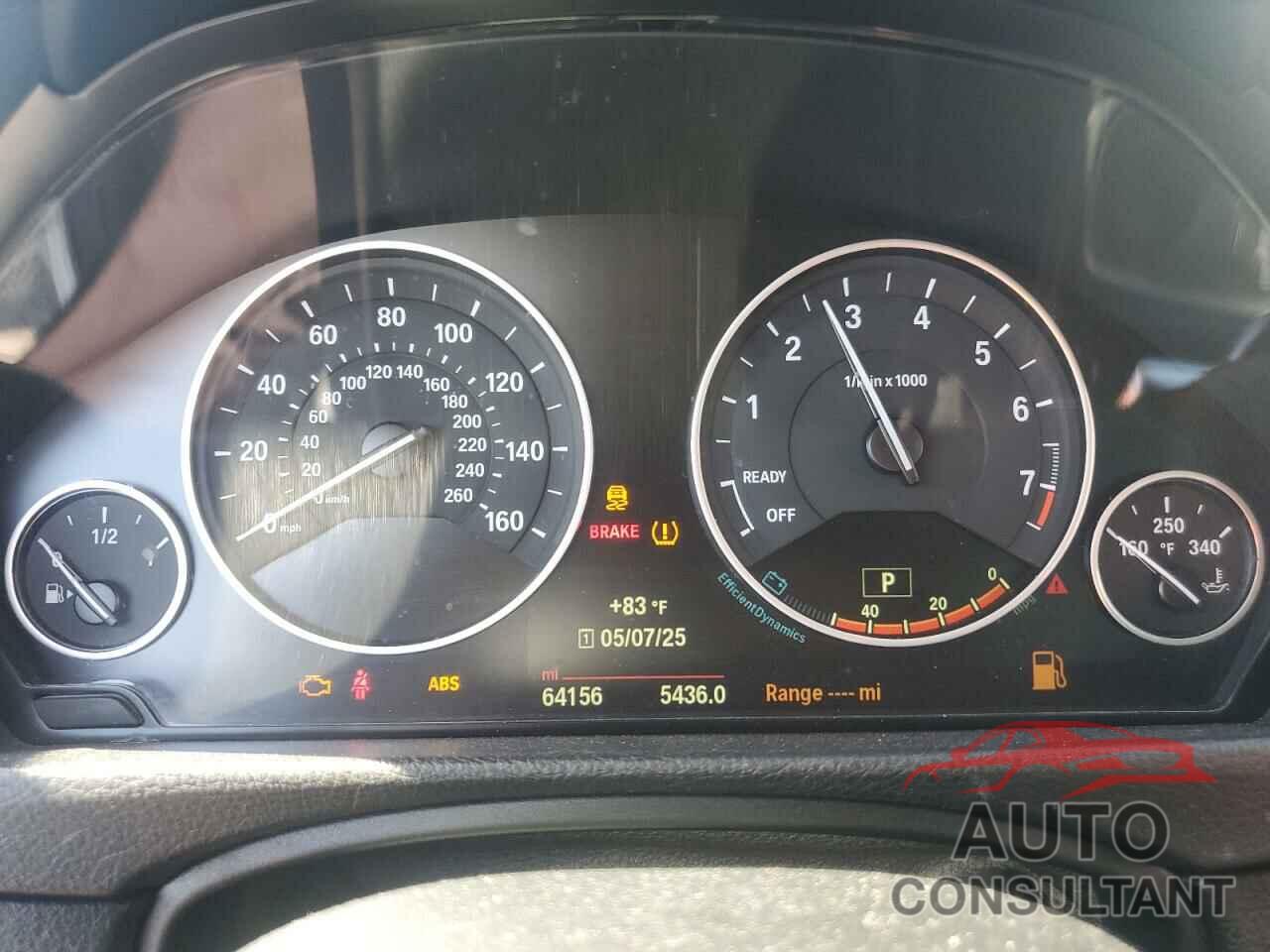 BMW 3 SERIES 2015 - WBA3A5G51FNS86961