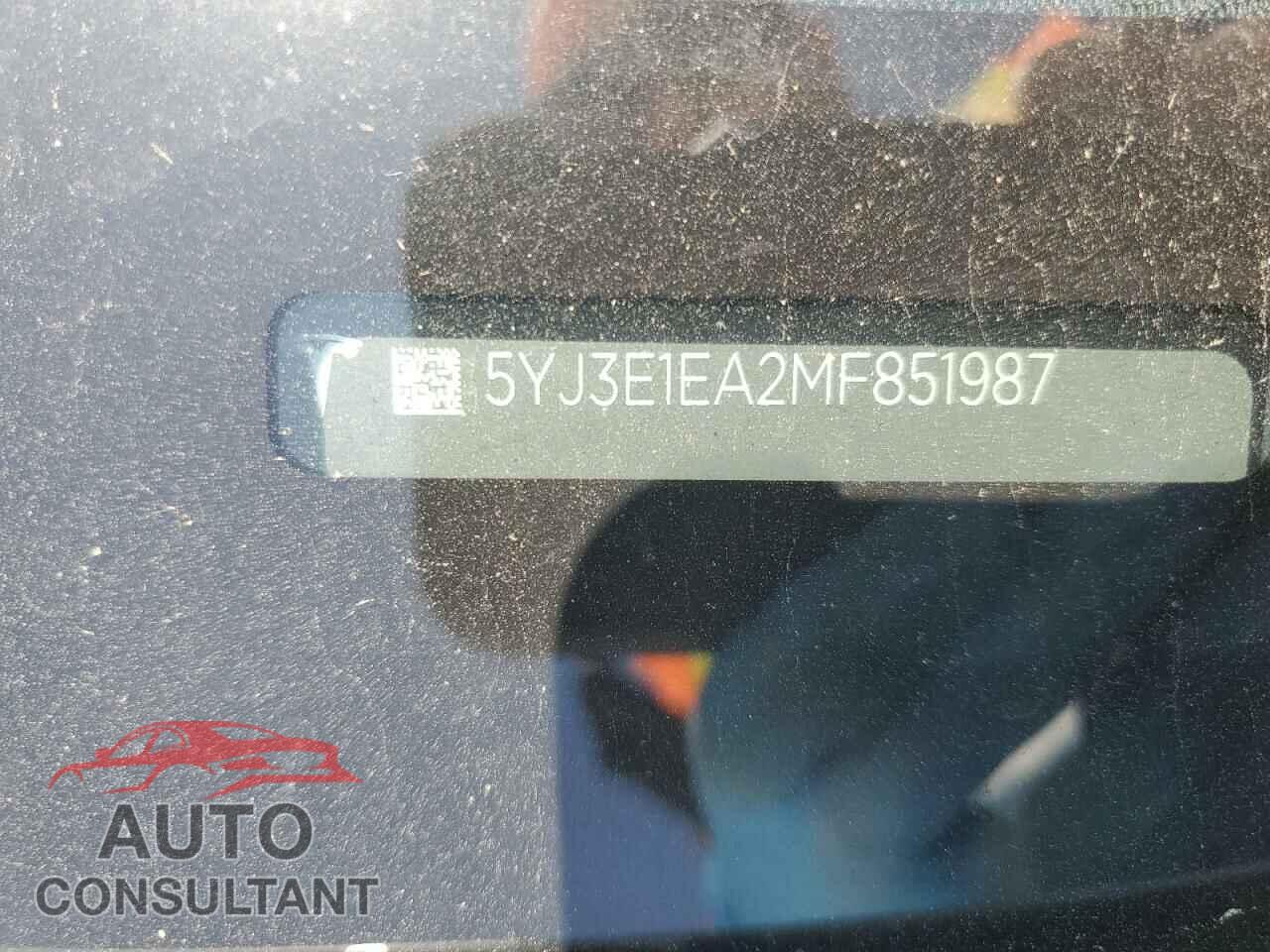 TESLA MODEL 3 2021 - 5YJ3E1EA2MF851987