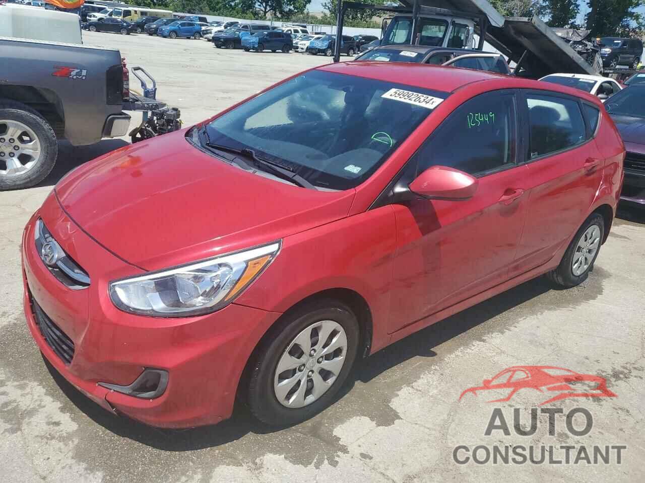 HYUNDAI ACCENT 2016 - KMHCT5AE8GU262925