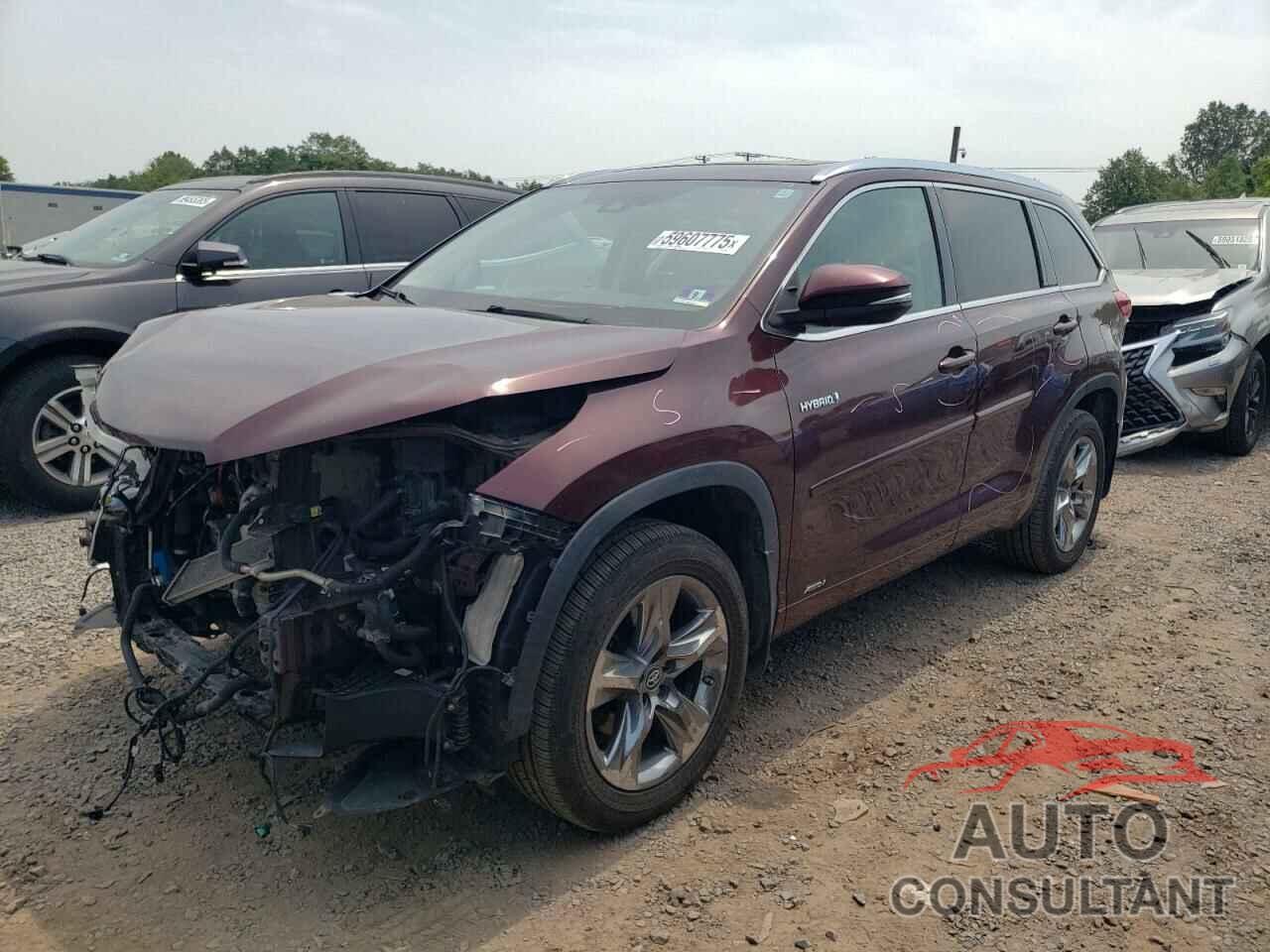 TOYOTA HIGHLANDER 2019 - 5TDDGRFHXKS069647