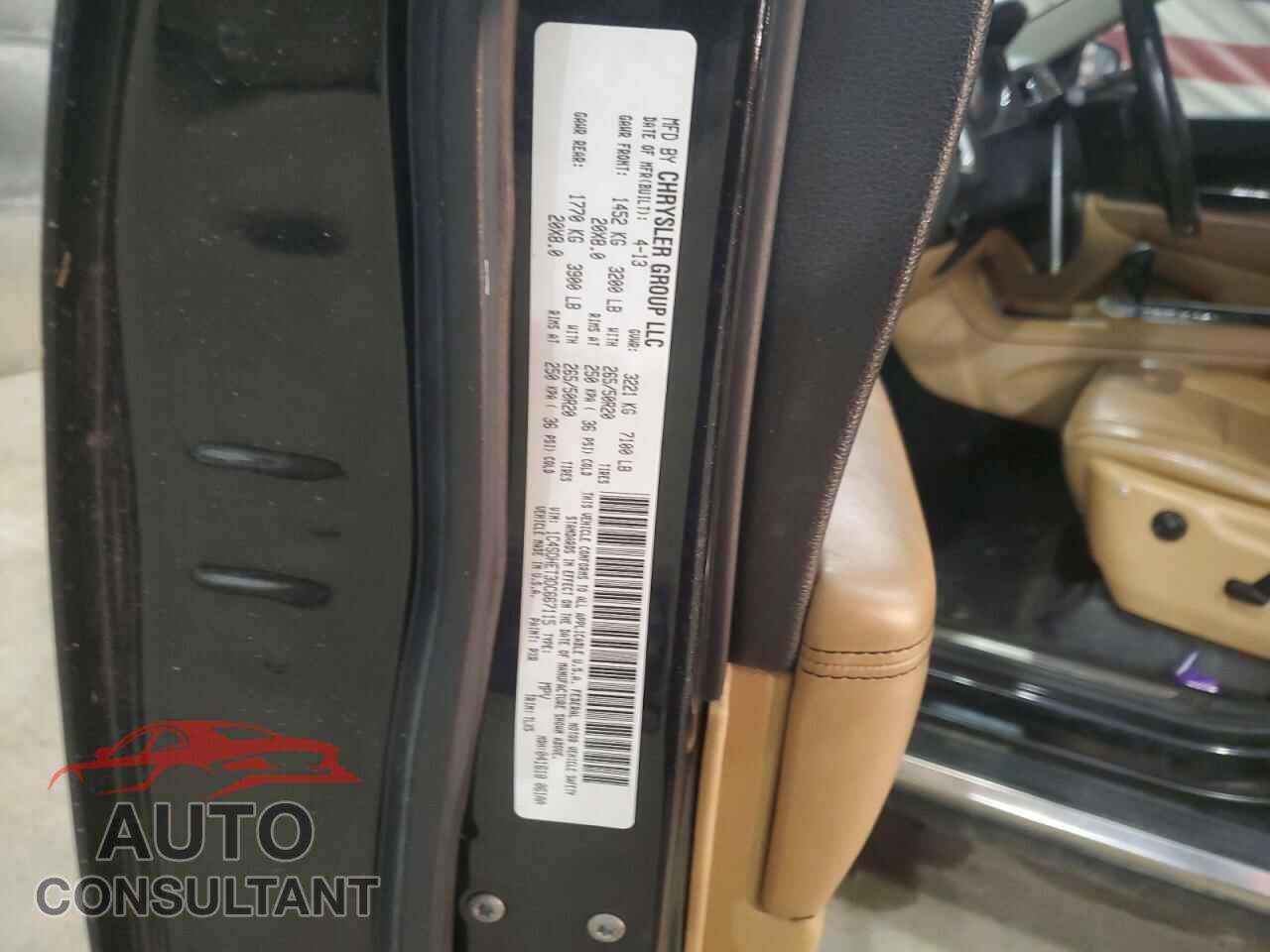 DODGE DURANGO 2013 - 1C4SDHET3DC667115