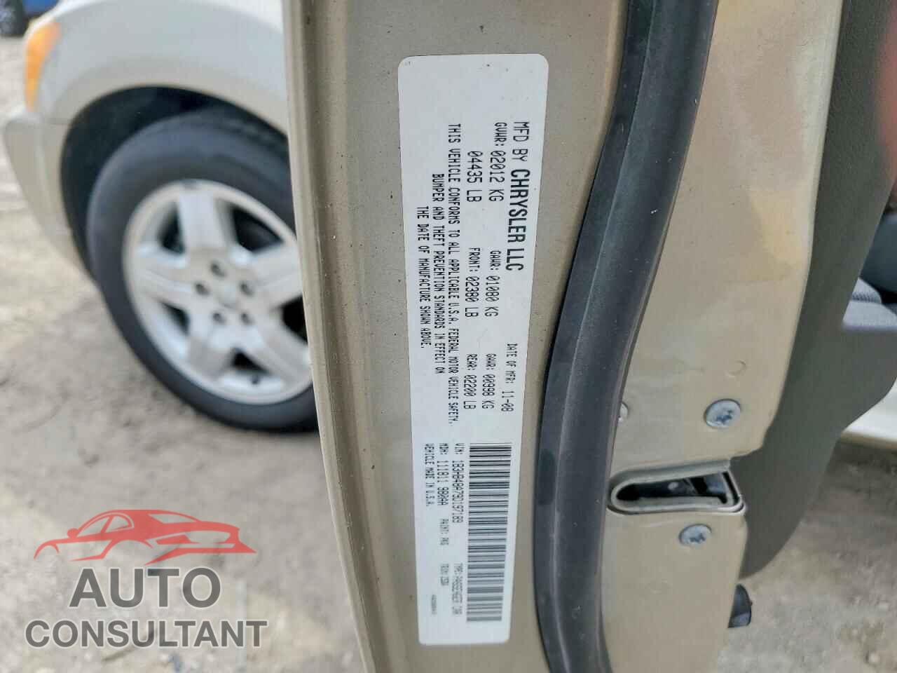 DODGE CALIBER 2009 - 1B3HB48A79D197189