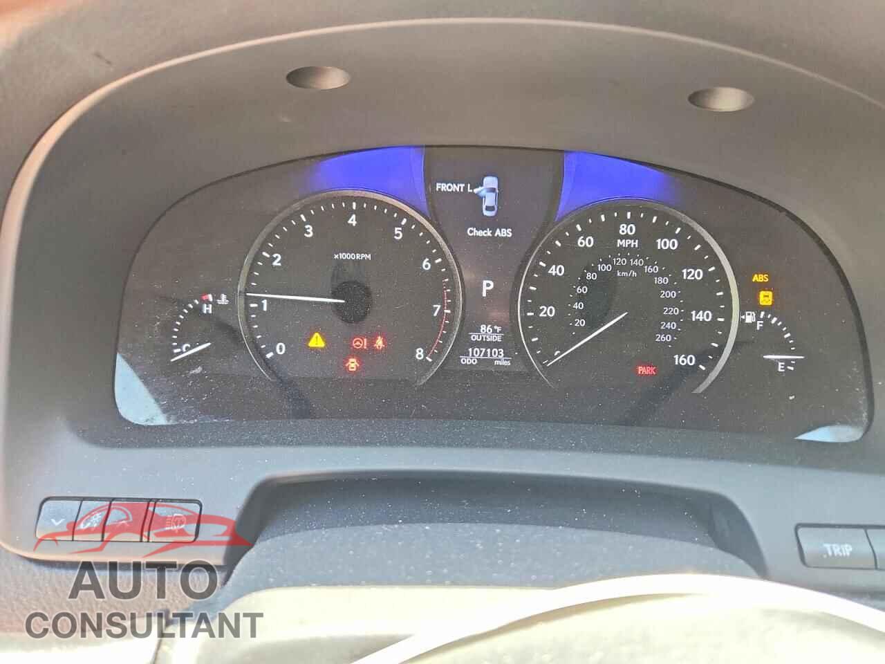 LEXUS LS460 2013 - JTHCL5EF8D5016176