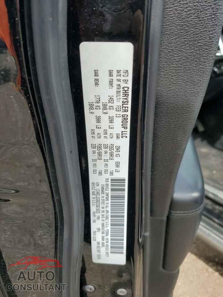 DODGE DURANGO 2013 - 1C4RDJDG8DC661823