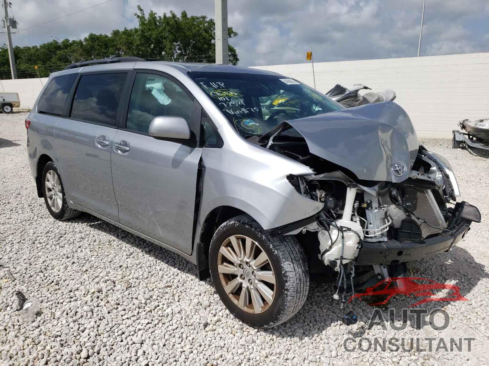 TOYOTA SIENNA 2017 - 5TDDZ3DCXHS147576