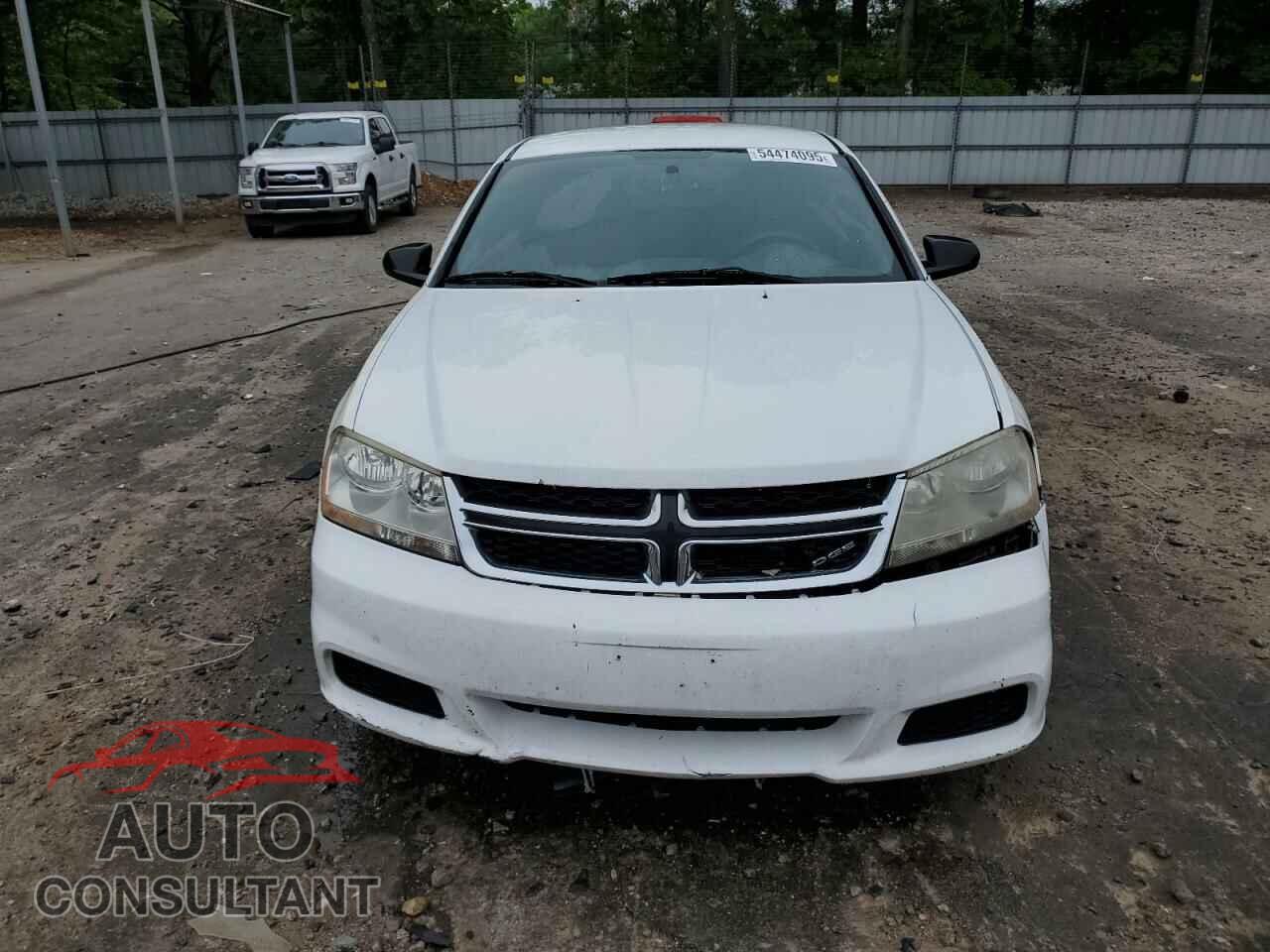 DODGE AVENGER 2012 - 1C3CDZAB6CN182708