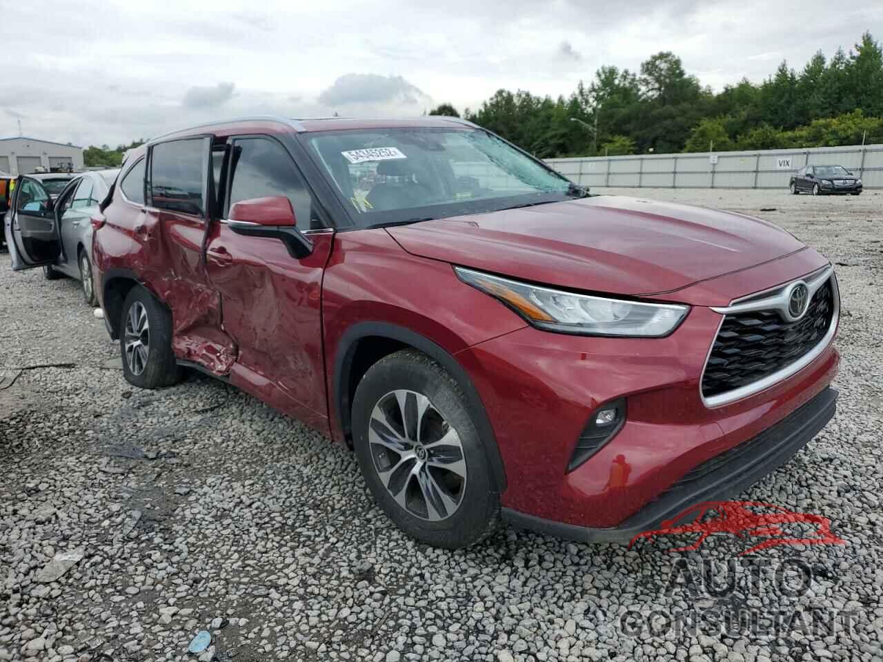 TOYOTA HIGHLANDER 2020 - 5TDGZRAH7LS513132