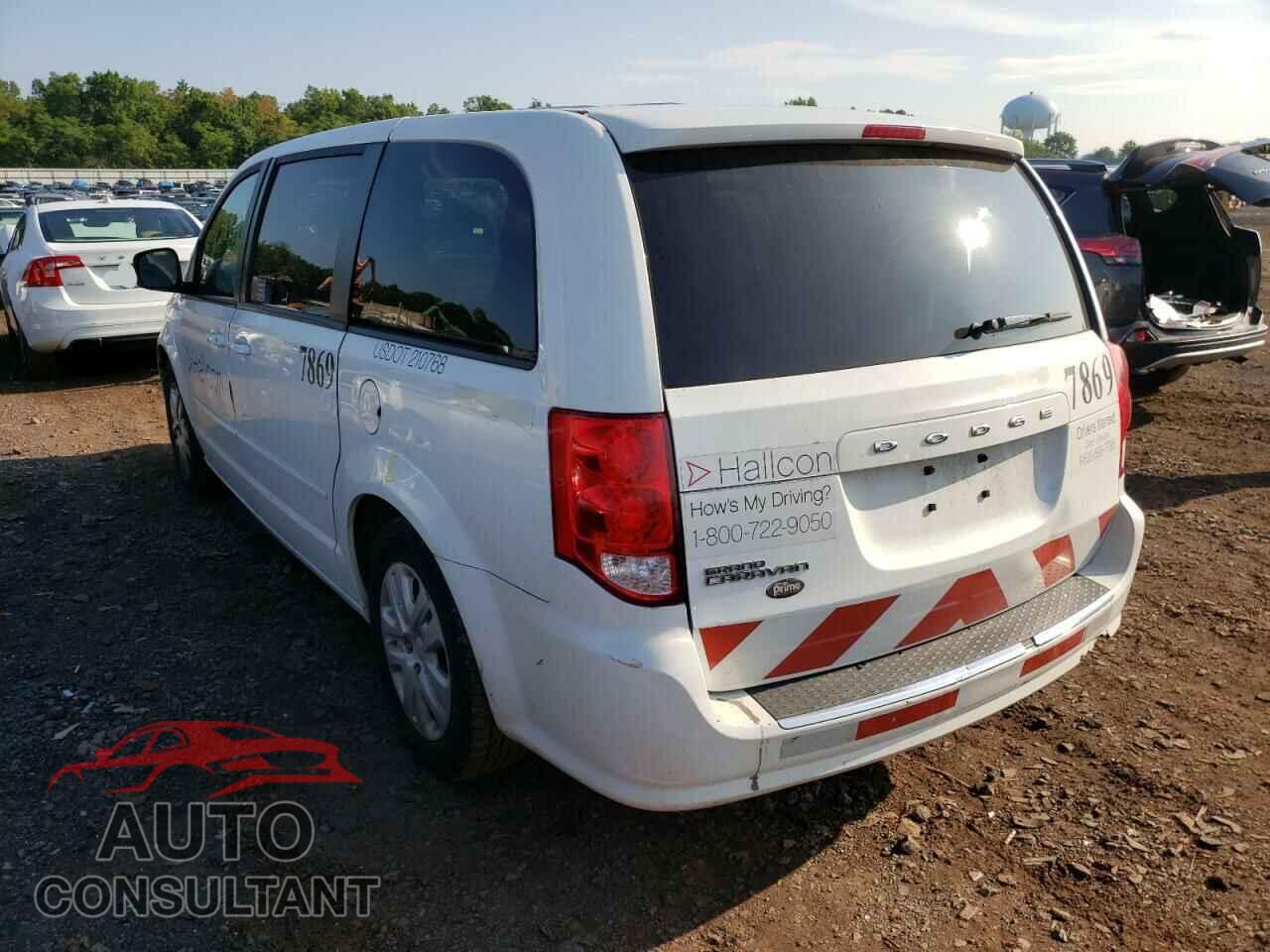 DODGE CARAVAN 2017 - 2C4RDGBG1HR828655